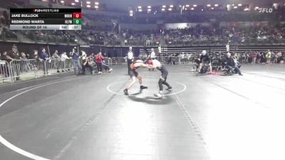 100 lbs Round Of 16 - Jake Bullock, Mount Olive vs Redmond Warta, Olympic