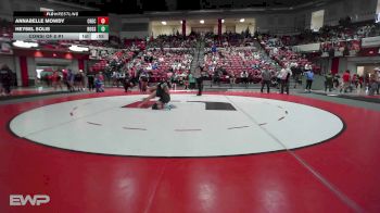 140 lbs Consi Of 8 #1 - Annabelle Mowdy, Checotah vs Heysel Solis, Rogers High School Girls