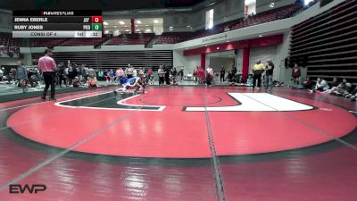 145 lbs Consi Of 4 - Jenna Eberle, Jay High School vs Ruby Jones, Piedmont High School Girls