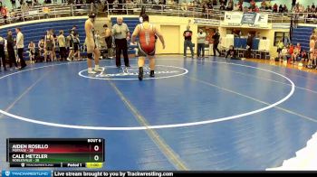 195 lbs Round 3 (4 Team) - Cale Metzler, Noblesville vs Aiden Rosillo, Portage