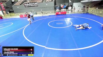 126 lbs Cons. Round 4 - William Gilmore, California vs Caleb Rivas, Cali Warriors Wrestling