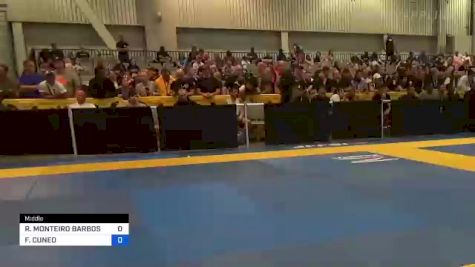 RAFAEL MONTEIRO BARBOSA vs FRANCISCO CUNEO 2022 World Master IBJJF Jiu-Jitsu Championship