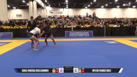 Mylene Ramos Engle vs Karla Vanessa Shellhammer 2025 World IBJJF Jiu-Jitsu No-Gi Championship