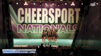 Revolution Athletics Allstars - J Crush [2026 L1.1 Youth - PREP - D2 - B Day 1] 2026 CHEERSPORT National All Star Cheerleading Championship