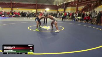 165 lbs Cons. Round 3 - Anwar Alli, Wyoming Seminary (PA) vs Odin Phillips, Baylor School