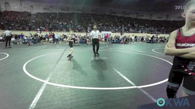 64 lbs Round Of 16 - Byntlee Coffey, Wagoner Takedown Club vs Clayton Chenowith, Perry Wrestling Academy