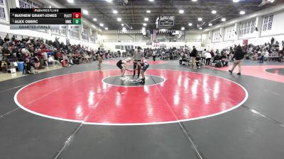 126 lbs Quarterfinal - Mathew Grant-Jones, Platt vs Alex Oberc, New Milford