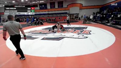 165 lbs Cons. Round 4 - Ben Hegler, Ohio Northern vs Aiden Stecker, University Of Mount Union