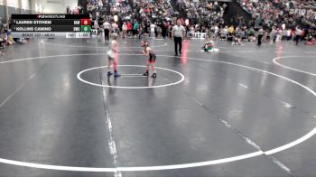 46-51 lbs Cons. Semi - Kollins Camino, Douglas Wrestling Club vs Lauren Stithem, HAWK