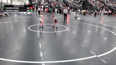 46-51 lbs Cons. Semi - Kollins Camino, Douglas Wrestling Club vs Lauren Stithem, HAWK