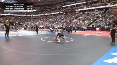 106-3A Semifinal - Jeremiah DeLaCerda, Alamosa vs Anthony Manzanares, Pagosa Springs