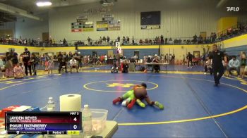 92 lbs Quarterfinal - Jayden Reyes, Wichita Training Center vs Imauri Eikenberry, Dodge City Training Center