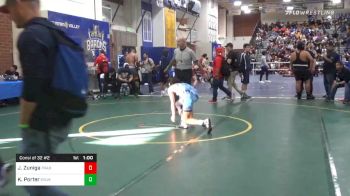 106 lbs Consolation - Joseph Zuniga, Trabuco Hills vs Kekoa Porter, Sylmar Charter