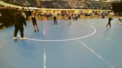 7th - 8th grade - 93 Cons. Round 3 - Roman Moore, Moen Wrestling Academy vs Hoyt Washburn, Indee Mat Club