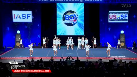 Limitless Allstars - Blitz [2025 L5 International Open Small Coed Semis] 2025 The Cheerleading Worlds