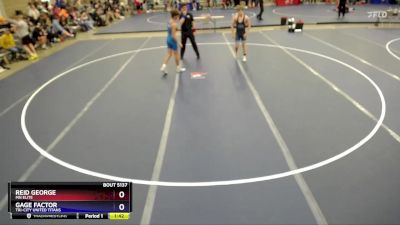 126 lbs Cons. Round 3 - Reid George, MN Elite vs Gage Factor, Tri-City United Titans