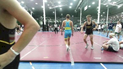 140 lbs Rr Rnd 3 - Pat Woloshyn, Council Rock South - HSAm vs Brennan Snyder, River Valley Rebels - HSAm