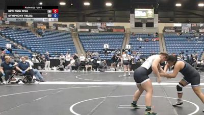 180 lbs Champ. Round 2 - Symphony Veloz, Oklahoma City University vs Keeleigh Fish, Central Methodist University
