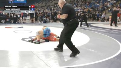 125 lbs Cons. Rd Of 16 - Kayden Tinkey, Michigan vs Caly Rodriguez, Florida