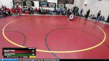 126 Boys Cons. Round 2 - Talon Davis, James Irwin vs Alijah Paris, Denver