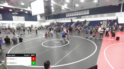 285 lbs Cons. Semi - Garrett Hines, Lancers WC vs Nathan Solano, Alta Loma