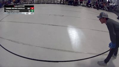 148 lbs 2nd Place Match - Stella Harbols, Kearney Girls vs Isabel Reyes Castillo, Lincoln High Girls