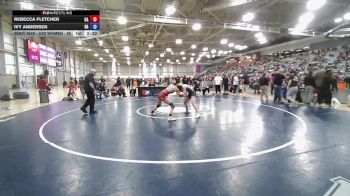 U20 Women - 55 lbs Cons. Round 3 - Rebecca Fletcher, CA vs Ivy Andersen, GA