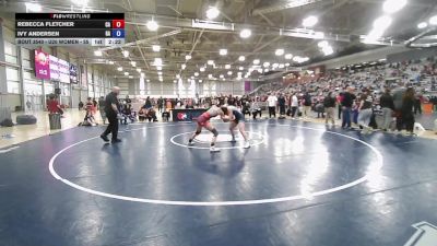 U20 Women - 55 lbs Cons. Round 3 - Rebecca Fletcher, CA vs Ivy Andersen, GA