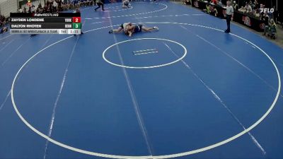 190 lbs Semis & 1st Wrestleback (8 Team) - Zayden Londene, York vs Dalton Rhoten, Bennington