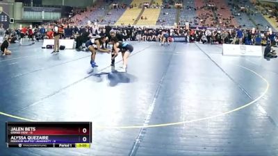 101 lbs Semis & 3rd Wb (16 Team) - Alyssa Quezaire, Missouri Baptist University vs Jalen Bets, Grand View