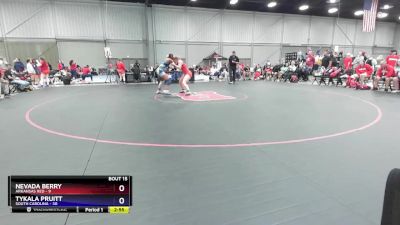 145 lbs Placement Matches (8 Team) - Nevada Berry, Arkansas Red vs Tykala Pruitt, South Carolina