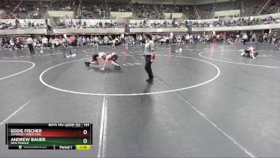 144 lbs Quarterfinal - Eddie Fischer, Somerset Wrestling vs Andrew Bauer, New Prague