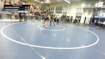 215 lbs Champ. Round 2 - Matthew Olivarez, La Mirada vs Jesus Villanueva, Costa Mesa