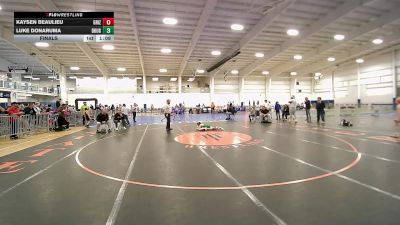 63 lbs Final - Kaysen Beaulieu, Grizzlies Wrestling Academy vs Luke Donaruma, Doughboys WC