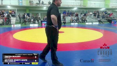 55kg 3rd Place Match - Tristen Beaudry, Rhino WC vs Gryphon Jewett-White, Prince George WC