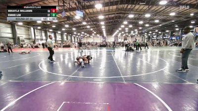 107 lbs Round Of 64 - Mikayla Williams, GA vs Emme Lim, CT
