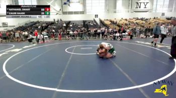 215 lbs Champ. Round 2 - Nathaniel Swart, Deep Roots Wrestling Club vs Caleb Haase, Club Not Listed