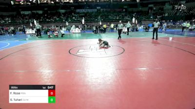 85 lbs Round Of 32 - Forest Rose, Princeton Wrestling Club vs Shelby Tuhari, Olympic
