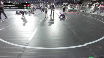 70 lbs Semifinal - Lucy Santiago, Hazlet Hawks vs Isabella Standish, Cordoba Trained