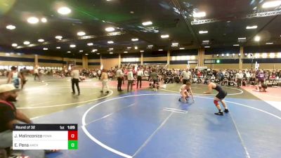 132 lbs Round Of 32 - Jack Malinconico, Poway Elite vs Emanuel Pena, Americas HS