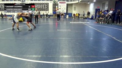 215 lbs Consy 6 - Zachary Caldwell, St. Francis-NY vs Cooper Roscosky, Kiski Area