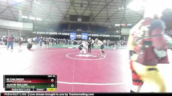 86 lbs 7th Place Match - Austin Rollins, NorthEast 509 Wrestling Club vs Ki Childress, Marysville Wrestling Club