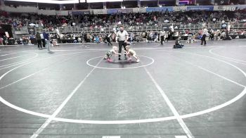 46 lbs Semifinal - Collins Schrimpf, Tri-Cap vs Atlas Fernandez, Derby WC