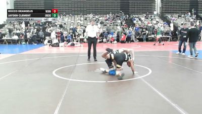96-I lbs Consi Of 8 #1 - Rocco DeAngelis, Wrecking Crew Wrestling Academy vs Jayden Clement, Orchard South WC