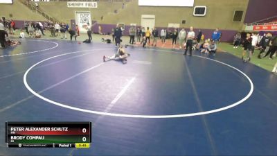 71 lbs 5th Place Match - Brody Compau, MI vs Peter Alexander Schutz, MN