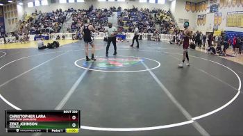 113 lbs Cons. Round 2 - ZEKE JOHNSON, Sunlake vs Christopher Lara, Riverview (Sarasota)