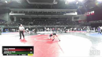 113 lbs Champ. Round 2 - Ahmad O Faizi, Grace M Davis vs Cole Cronon, Turlock