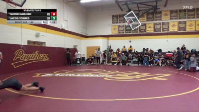 157 lbs Quarterfinal - Jacob Torres, College Of The Redwoods vs Sayed Haishimi, Sacramento City College