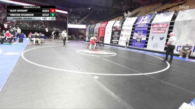 190 Class 3 lbs Champ. Round 1 - Tristan Shannon, Hazelwood East vs Alex Bogart, McDonald County