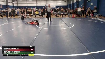 82-91 lbs Round 4 - Oliver Winspear, Suples vs Clayton Andrews, All In Wrestling Academy